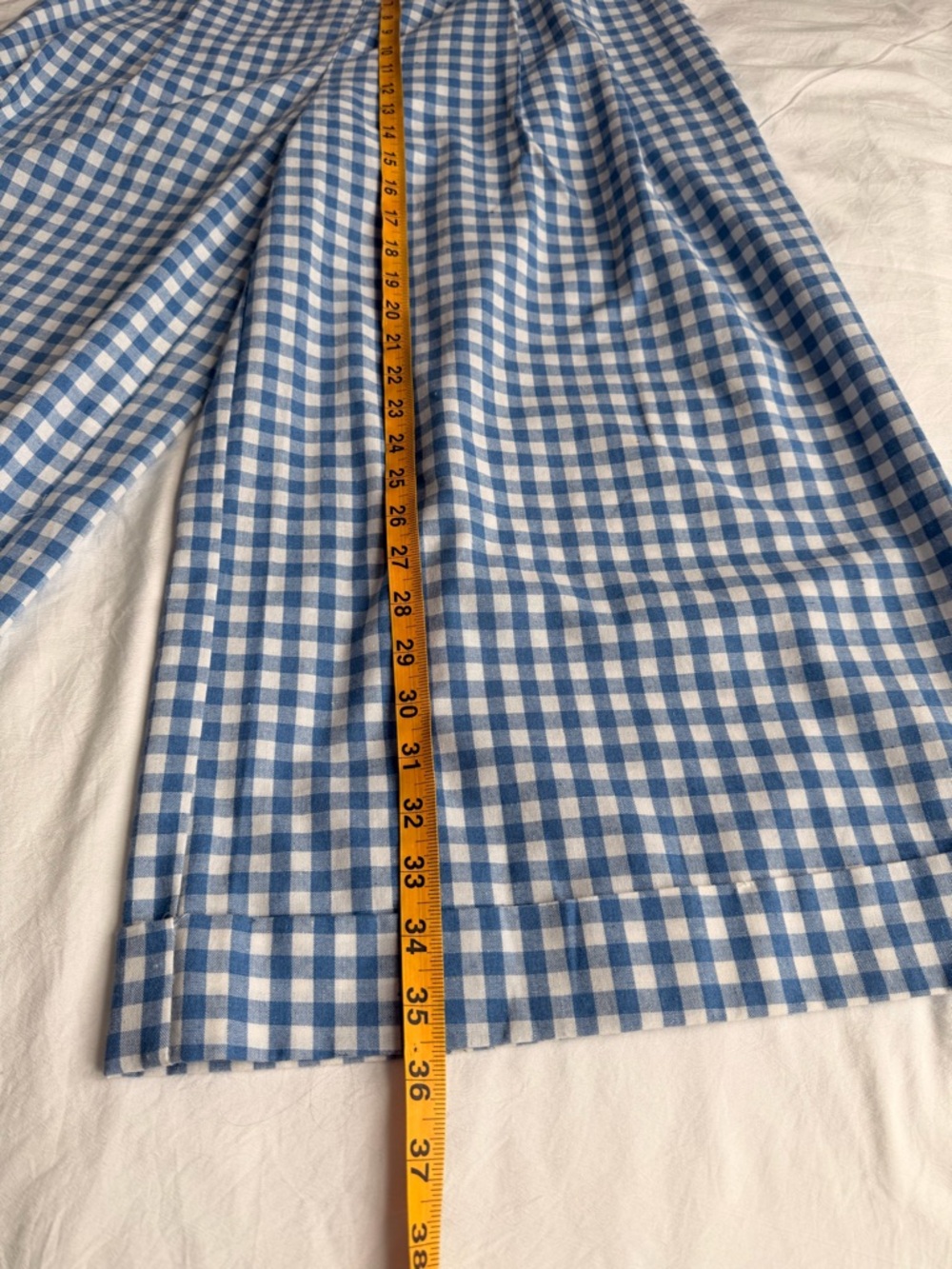 English Factory Blue and White Gingham Two-Piece Set - Picture 16 of 16